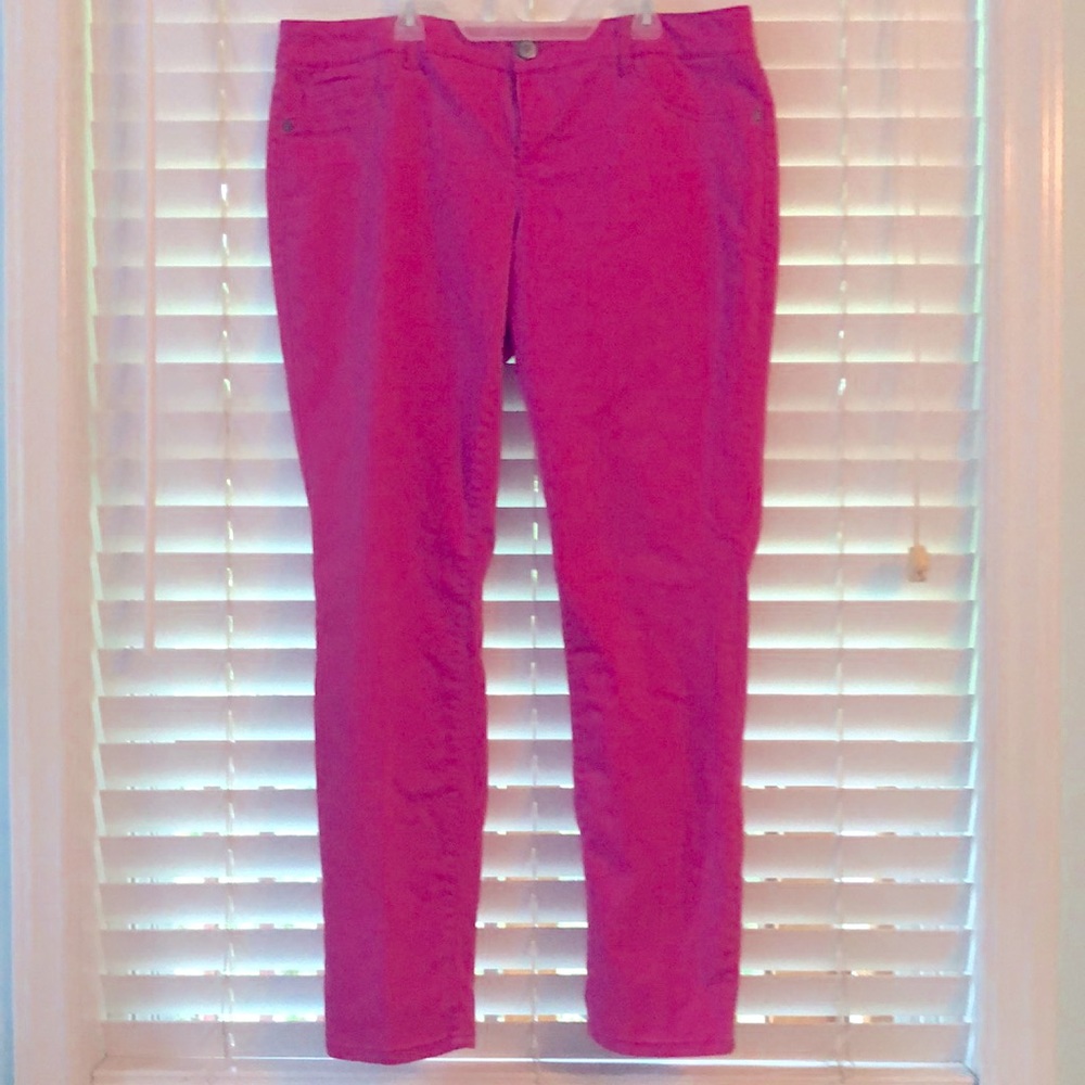 Pink jeans